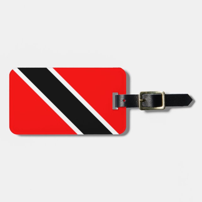 Trinidad and Tobago Flag Luggage Tag (Front Horizontal)