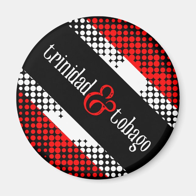 Trinidad and Tobago Flag Magnet (Front)