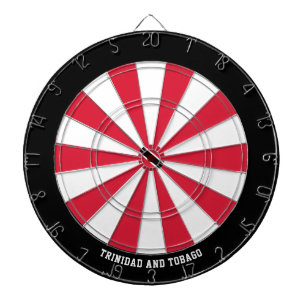 Trinidad and Tobago Flag Patriot's Bullseye Dartboard
