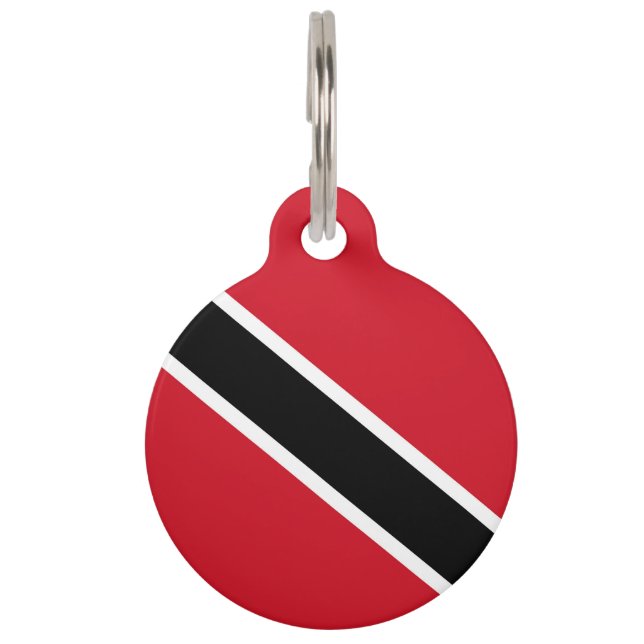 Trinidad and Tobago flag Pet Tag (Front)