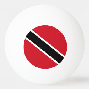 Trinidad and Tobago flag Ping Pong Ball
