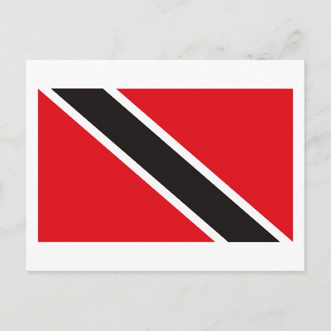 Trinidad and Tobago Flag Postcard (Front)
