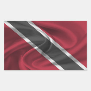 Trinidad and Tobago Flag Rectangular Sticker