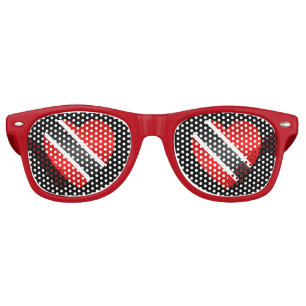 Trinidad and Tobago Flag Retro Sunglasses