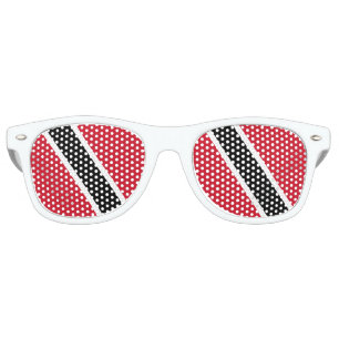 Trinidad and Tobago Flag Retro Sunglasses