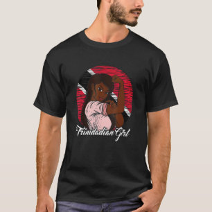 Trinidad and Tobago Flag Trinidadian Girl T-Shirt