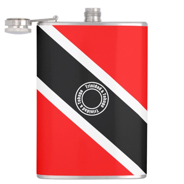 Trinidad and Tobago Hip Flask (Opened)