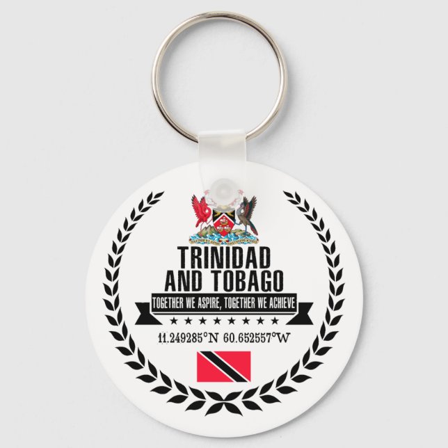 Trinidad and Tobago Key Ring (Front)