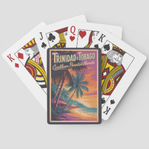 Trinidad and Tobago Landscape Illustration Travel  Playing Cards