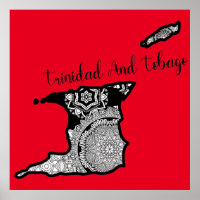 Trinidad and Tobago Map Travel 
