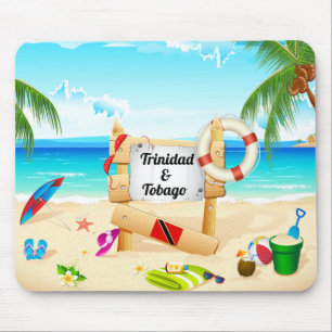 Trinidad and Tobago Maracas Beach Mouse Pad
