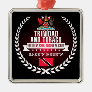 Trinidad and Tobago Metal Tree Decoration