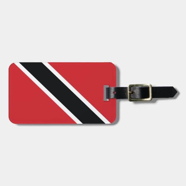 Trinidad and Tobago National Flag Luggage Tag (Front Horizontal)