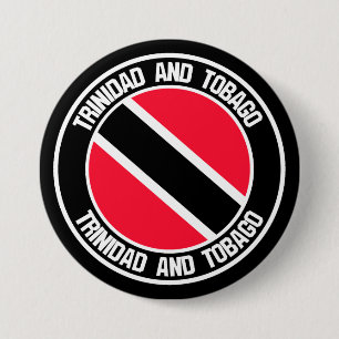 Trinidad and Tobago  Round Emblem 7.5 Cm Round Badge