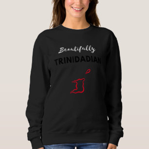 Trinidad And Tobago Sayings Trini Pride Flag Dna Sweatshirt