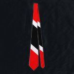 Trinidad and Tobago Tie<br><div class="desc">This product from the Trini Stuff store features the red, white and black national flag of Trinidad & Tobago. Also visit our stores homepage to see other cool and exciting Trini pictures and graphics created just for you! The Trinidad & Tobago flag was selected to be used as the National...</div>