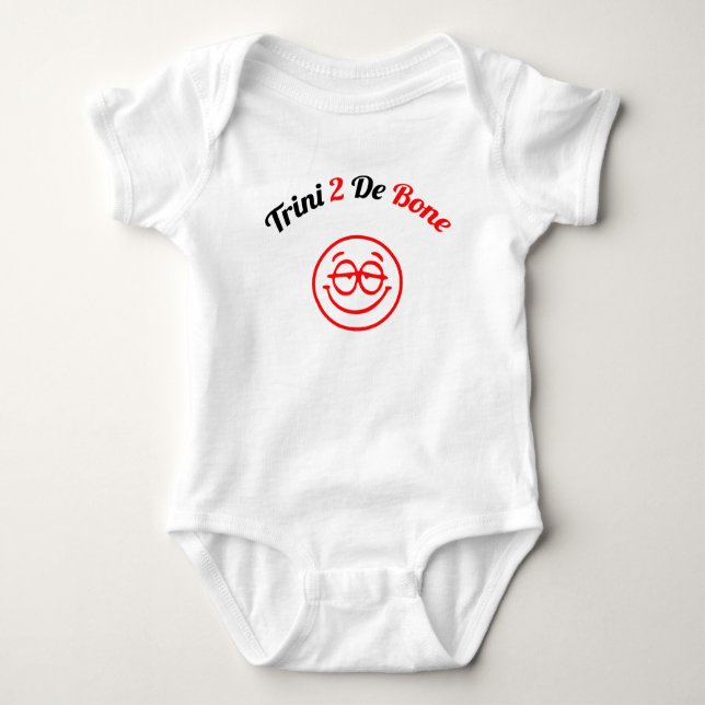 Trinidad and Tobago Trini To De Bone Baby Bodysuit (Front)