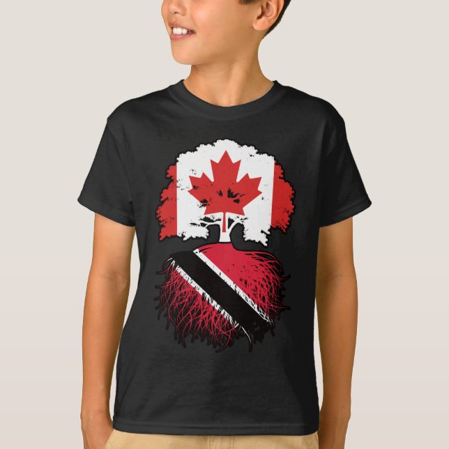 Trinidad and Tobago Trinidadian Canadian Canada T-Shirt (Front)