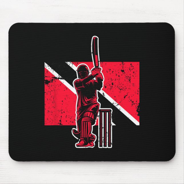 Trinidad And Togo Cricket  Mouse Pad (Front)