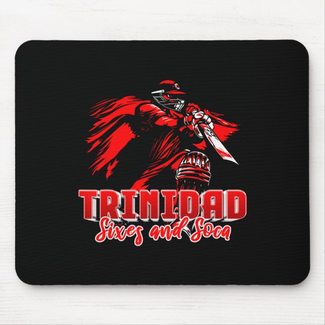 Trinidad And Togo Cricket T20 - Sixes And Soca  Mouse Pad (Front)