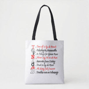 TRINIDAD Behaviour Trini Culture Tote Bag