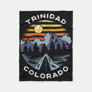 Trinidad Colorado Mountains Vacation Camping Souve Fleece Blanket