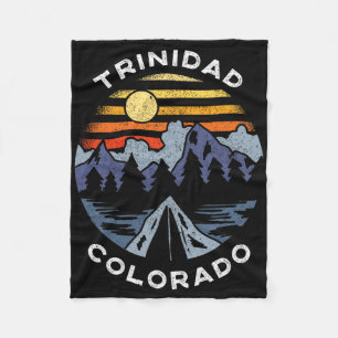 Trinidad Colorado Mountains Vacation Camping Souve Fleece Blanket