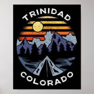 Trinidad Colorado Mountains Vacation Camping Souve Poster