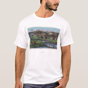 Trinidad, Colorado - Snowy Range & Valley View T-Shirt