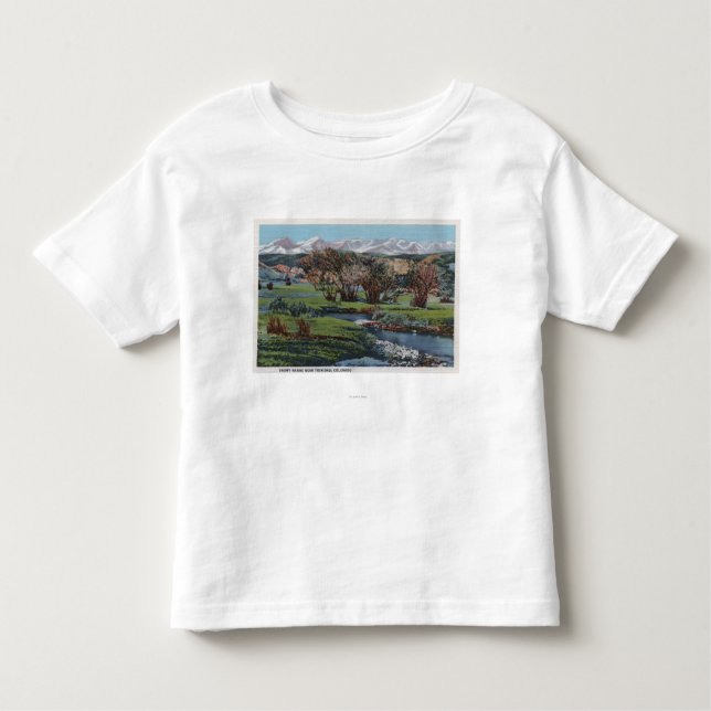 Trinidad, Colorado - Snowy Range & Valley View Toddler T-Shirt (Front)