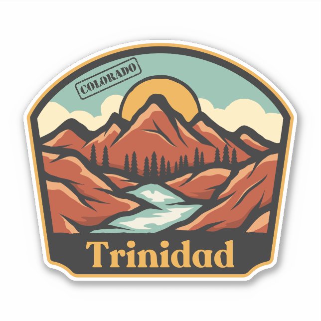 Trinidad, Colorado Sticker (Front)