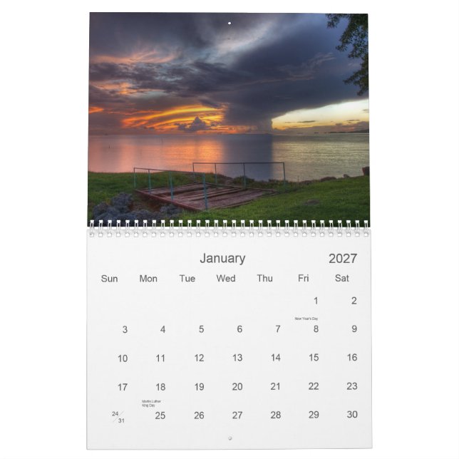 Trinidad Dream Scenes by Wendell SJ Reyes Calendar (Jan 2027)