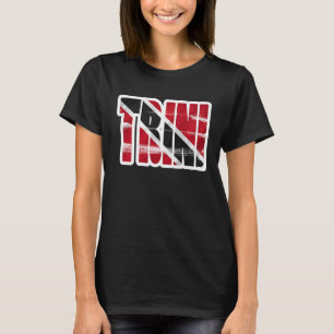 Trinidad Flag Carnival Soca Trini Fete Trinidad an T-Shirt