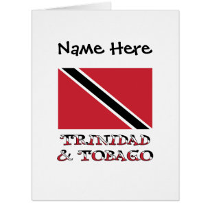Trinidad Flag Trinidad and Tobago Personalised 