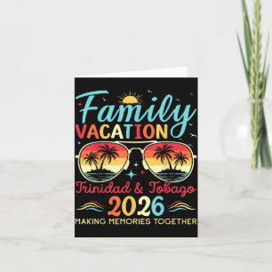 Trinidad Tobago Beach Family Vacation 2026 Card