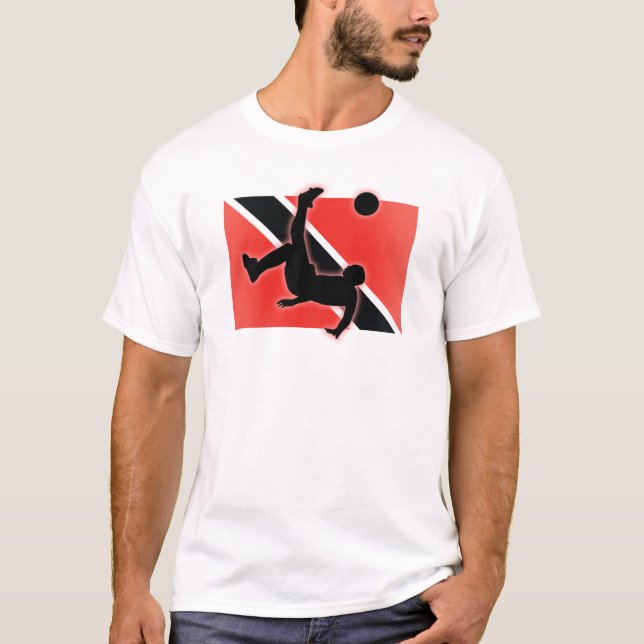 Trinidad Tobago Bicycle Kick T-Shirt (Front)