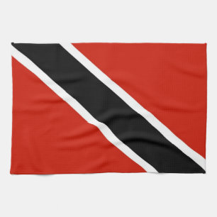trinidad tobago country flag towel