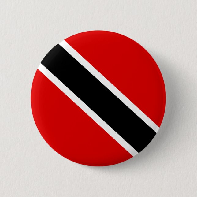 Trinidad Tobago Flag 6 Cm Round Badge (Front)