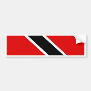 Trinidad Tobago Flag Bumper Sticker