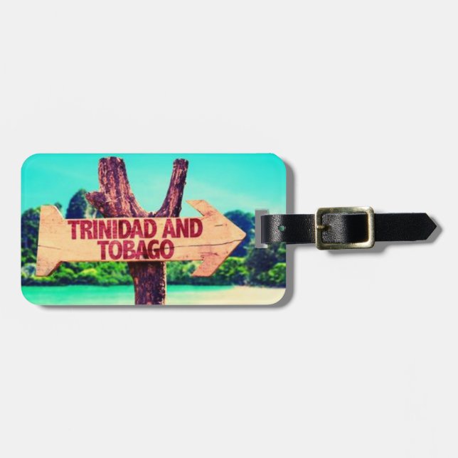 Trinidad & Tobago Luggage Tag (Front Horizontal)