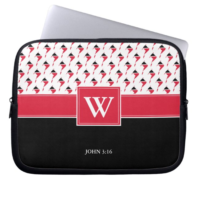TRINIDAD TOBAGO Monogram Christian Laptop Laptop Sleeve (Front)