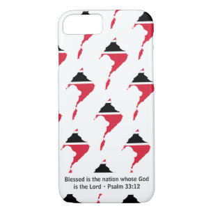 TRINIDAD & TOBAGO Patriotic Christian Scripture Case-Mate iPhone Case