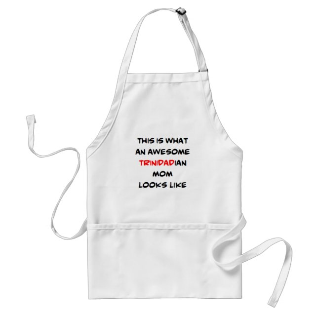 trinidadian mom, awesome standard apron (Front)