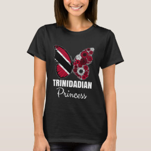 Trinidadian Princess Butterfly Roots Pride Trinida T-Shirt