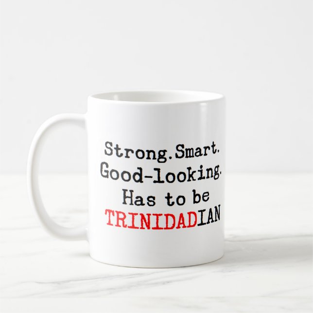 trinidadian strong coffee mug (Left)