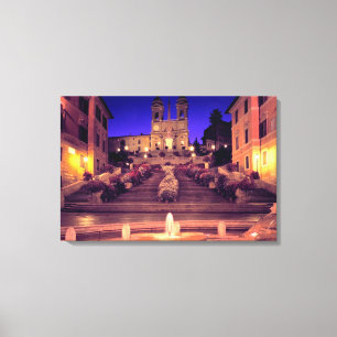 Trinità Dei Monti (Rome) Canvas Print