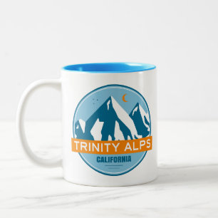 Trinity Alps California Two-Tone Coffee Mug
