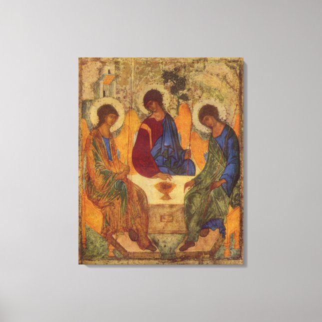 Trinity Angels At Mamre Canvas Print (Front)