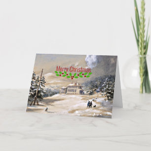 Trinity Bay, Newfoundland, Christmas greetings Card