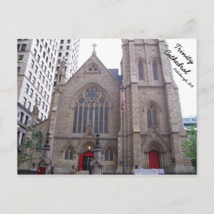 Trinity Cathedral in Downtown Pittsburgh, PA Postcard